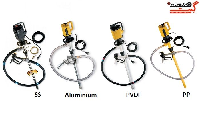انواع پمپ های بشکه کش برقی